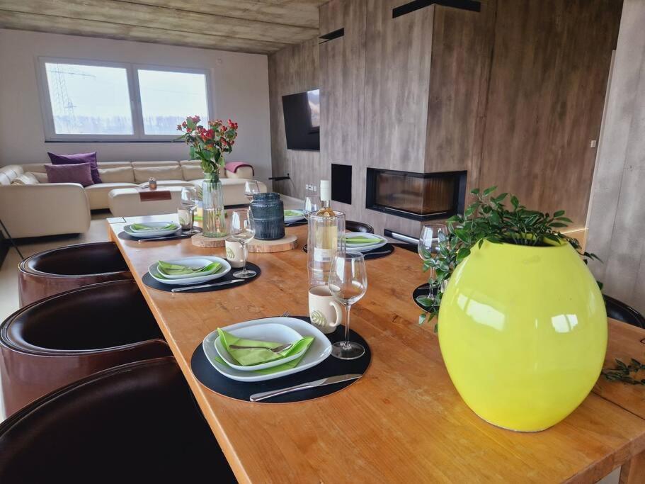 Apartmán Exklusives Design-Penthouse Mc1 Seligenstadt Exteriér fotografie